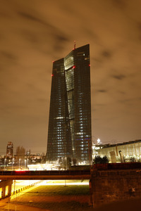 08.03.2024<br>Die Europäische Zentralbank in Frankfurt