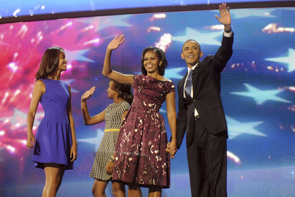 Barack Obama mit Gattin Michelle