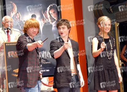 Rupert Grint, Daniel Radcliffe, Emma Watson