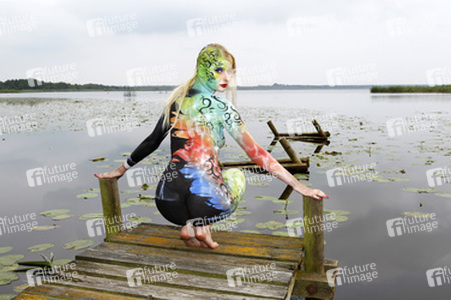 Color Suit Bodypainting