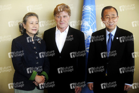 Robert Redford spricht im UN Hauptquartier in New York