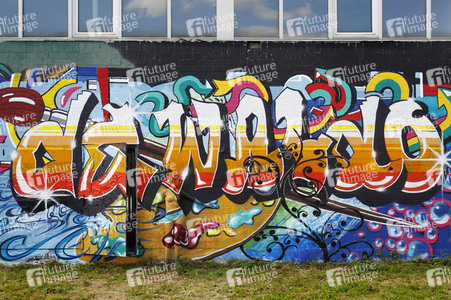 DOOR ART: Graffitiwand-Tür / Graffiti Wall Door Bodypainting