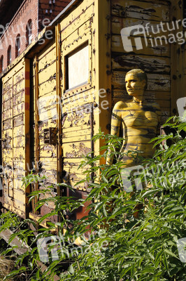 DOOR ART: Waggontür / Railway Wagon Door Bodypainting