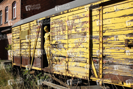 DOOR ART: Waggontür / Railway Wagon Door Bodypainting