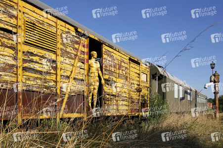 DOOR ART: Waggontür / Railway Wagon Door Bodypainting