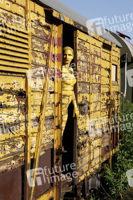 DOOR ART: Waggontür / Railway Wagon Door Bodypainting