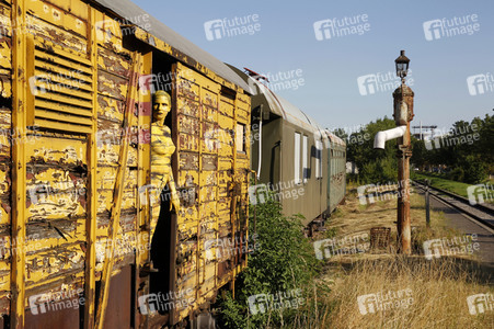 DOOR ART: Waggontür / Railway Wagon Door Bodypainting