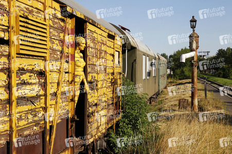 DOOR ART: Waggontür / Railway Wagon Door Bodypainting