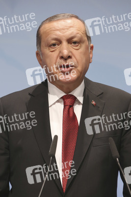 G20 Pressekonferenz von Recep Tayyip Erdogan in Hamburg