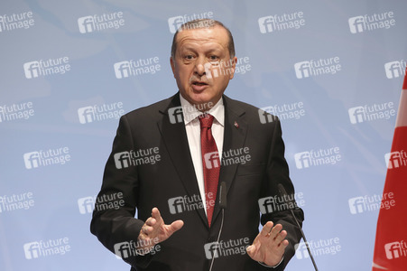 G20 Pressekonferenz von Recep Tayyip Erdogan in Hamburg