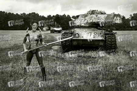 GEEK ART: Tank-Devil Bodypainting