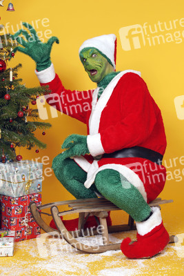 GEEK ART: Der Grinch und eine Who /  The Grinch and a Who Bodypainting