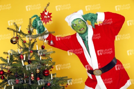 GEEK ART: Der Grinch und eine Who /  The Grinch and a Who Bodypainting