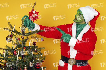 GEEK ART: Der Grinch und eine Who /  The Grinch and a Who Bodypainting