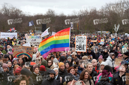 Demo gegen Rechts in Berlin