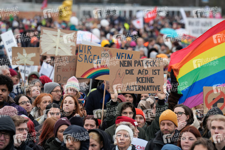 Demo gegen Rechts in Berlin