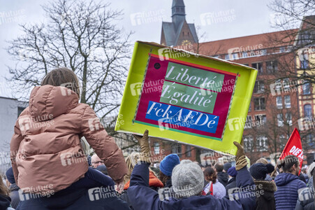 Bunt statt Braun-Demonstration in Hannover