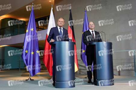 Empfang des Ministerpräsidenten der Republik Polen im Kanzleramt in Berlin