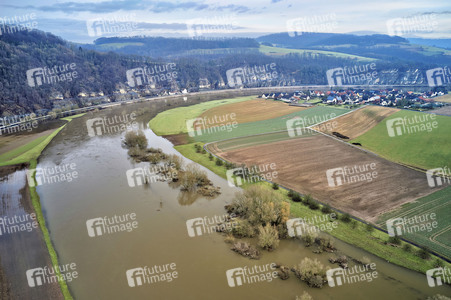 Weser-Hochwasser bei Steinmühle