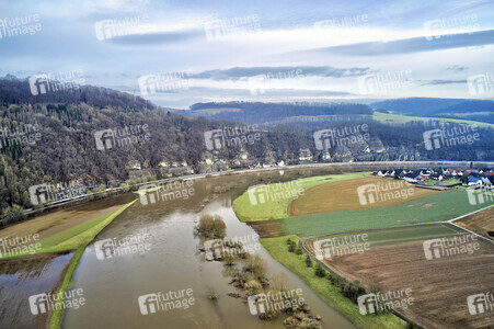 Weser-Hochwasser bei Steinmühle