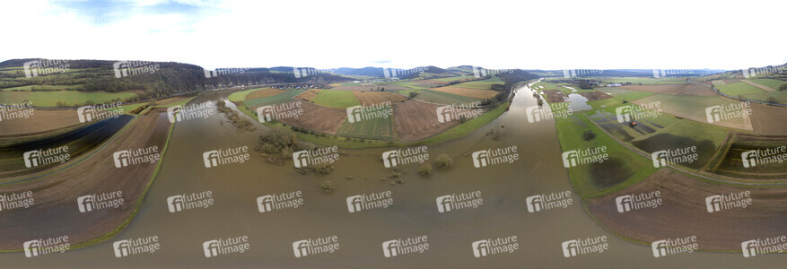 Weser-Hochwasser bei Steinmühle