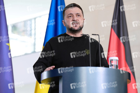 Empfang des Präsidenten der Ukraine im Kanzleramt in Berlin