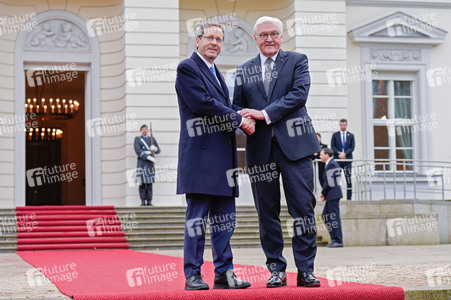 Empfang von Isaac Herzog im Schloss Bellevue in Berlin