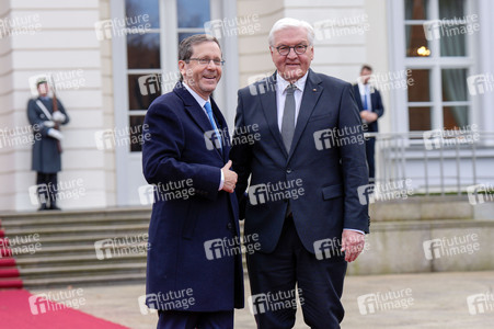 Empfang von Isaac Herzog im Schloss Bellevue in Berlin