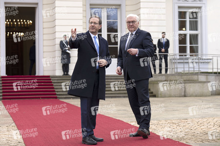 Empfang von Isaac Herzog im Schloss Bellevue in Berlin