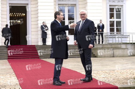 Empfang von Isaac Herzog im Schloss Bellevue in Berlin