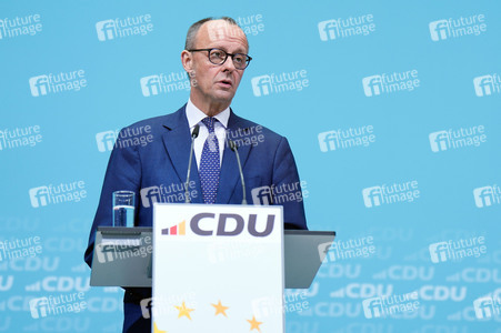 Pressekonferenz nach der Bundesvorstandssitzung der CDU in Berlin