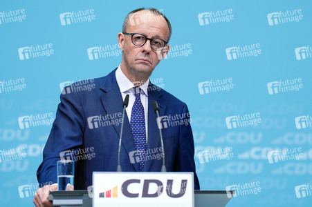 Pressekonferenz nach der Bundesvorstandssitzung der CDU in Berlin