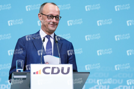 Pressekonferenz nach der Bundesvorstandssitzung der CDU in Berlin