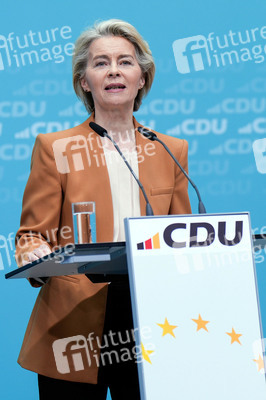 Pressekonferenz nach der Bundesvorstandssitzung der CDU in Berlin