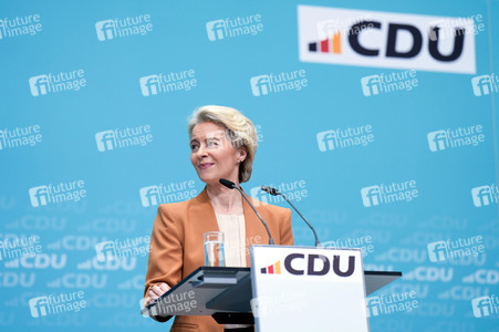 Pressekonferenz nach der Bundesvorstandssitzung der CDU in Berlin