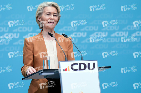 Pressekonferenz nach der Bundesvorstandssitzung der CDU in Berlin