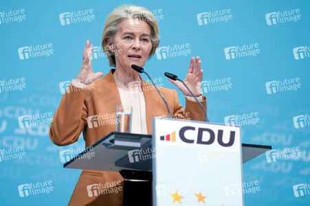 Pressekonferenz nach der Bundesvorstandssitzung der CDU in Berlin