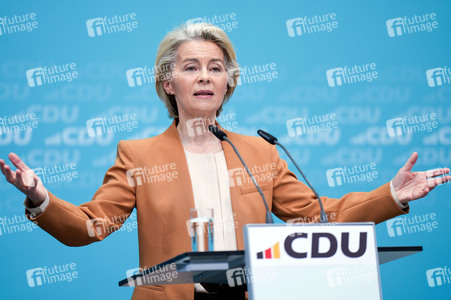 Pressekonferenz nach der Bundesvorstandssitzung der CDU in Berlin