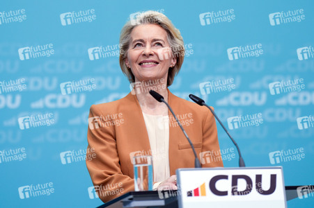 Pressekonferenz nach der Bundesvorstandssitzung der CDU in Berlin