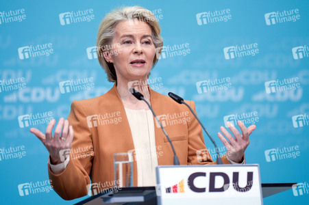 Pressekonferenz nach der Bundesvorstandssitzung der CDU in Berlin