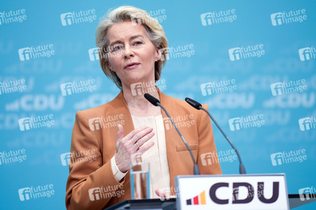 Pressekonferenz nach der Bundesvorstandssitzung der CDU in Berlin