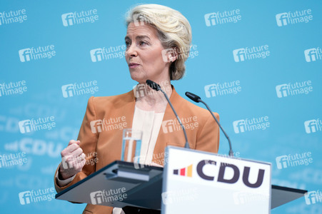 Pressekonferenz nach der Bundesvorstandssitzung der CDU in Berlin