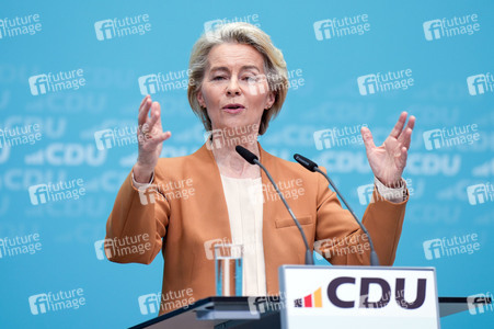 Pressekonferenz nach der Bundesvorstandssitzung der CDU in Berlin