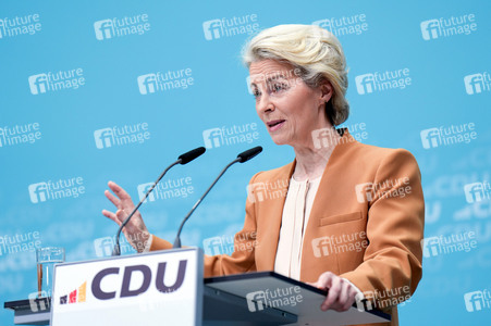 Pressekonferenz nach der Bundesvorstandssitzung der CDU in Berlin