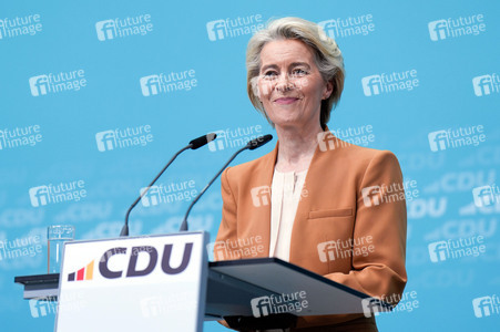 Pressekonferenz nach der Bundesvorstandssitzung der CDU in Berlin