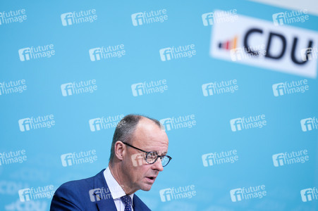 Pressekonferenz nach der Bundesvorstandssitzung der CDU in Berlin