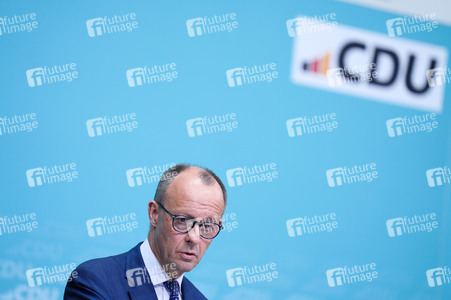 Pressekonferenz nach der Bundesvorstandssitzung der CDU in Berlin