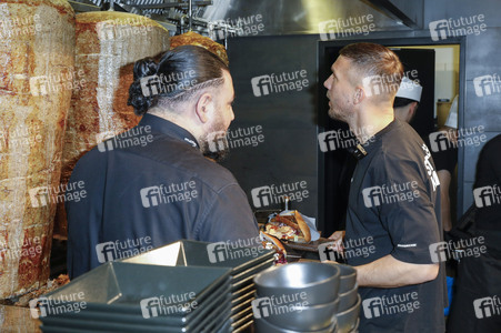 Eröffnung vom Mangal Döner X Lukas Podolski Store in Köln