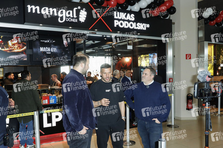 Eröffnung vom Mangal Döner X Lukas Podolski Store in Köln