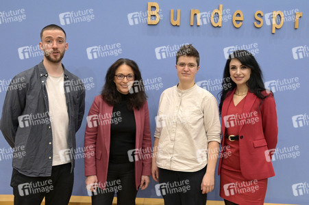 Bundespressekonferenz Bündnis 'Zusammen für Demokratie. Im Bund. Vor Ort. Für alle.' in Berlin